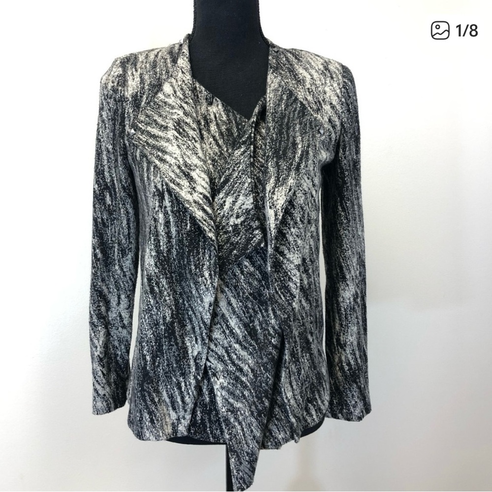 People Like Frank Black and Gray Jacket/Cardigan